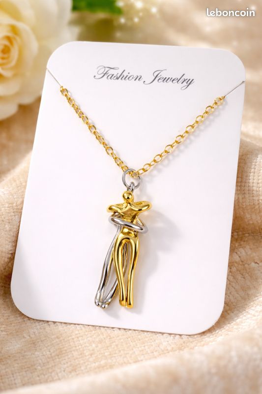Collier Câlin Couple, Personnalité De La Mode Collier Câlin