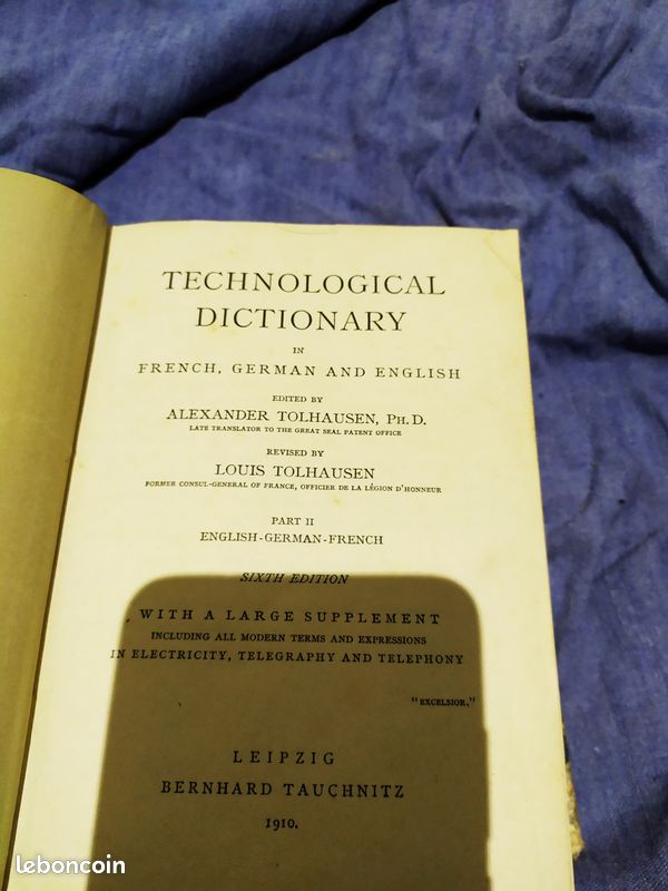 Dictionnaire technologique Français - Allemand - Anglais (image 1)