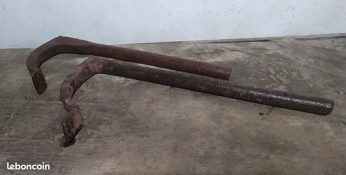 Etabli ancien en bois 195x70x72 (image 7)