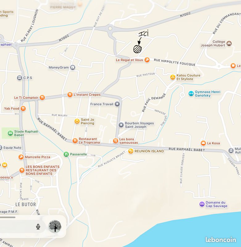 Vente de terrain constructible centre ville de saint-joseph · 387 000 €