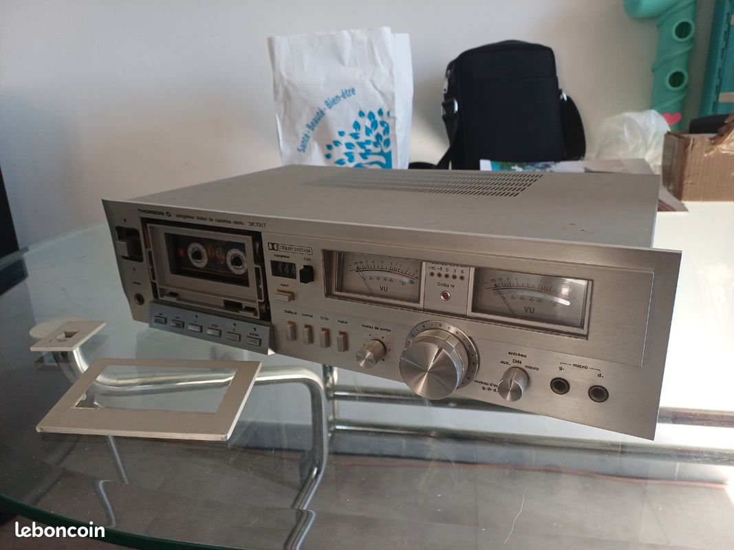 Platine Cassette Thomson DK-717T Hi-Fi – Lecteur HS, Pour Pièces Détachées, Made In Japan
