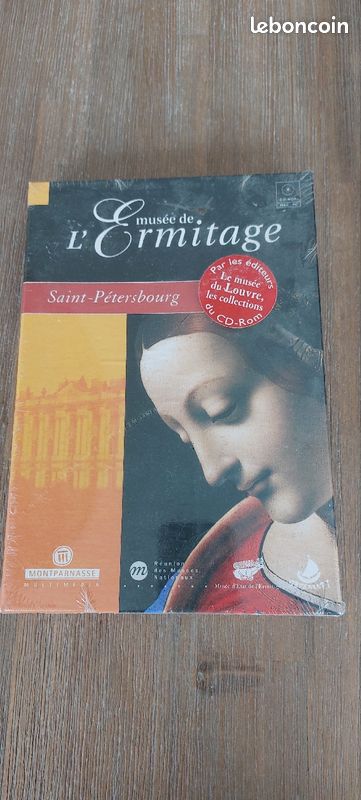 Lot de 2 coffrets CD Rom Le Louvre et Le Musée de L Hermitage (image 1)