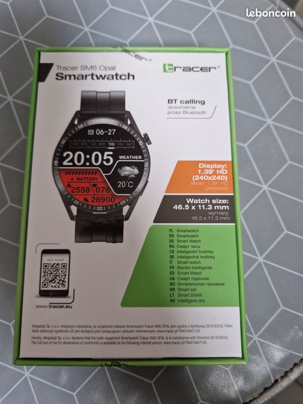 Montre connectée tracer sm6 opale (image 2)