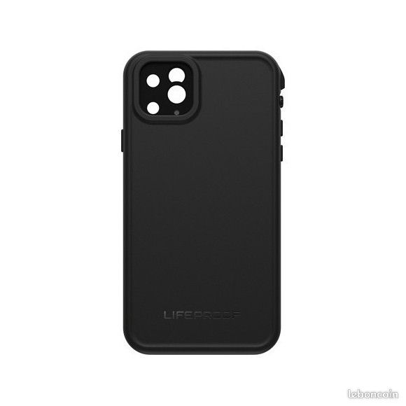 Coque intégrale LIFEPROOF iPhone 11 Pro Max Fre orange disponible en noir (image 1)