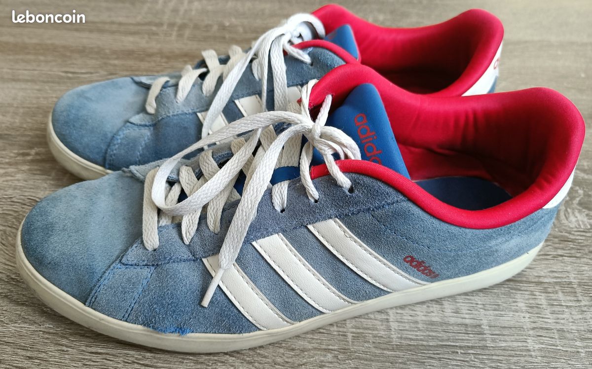 Baskets Adidas neo label homme usées 46 Chaussures