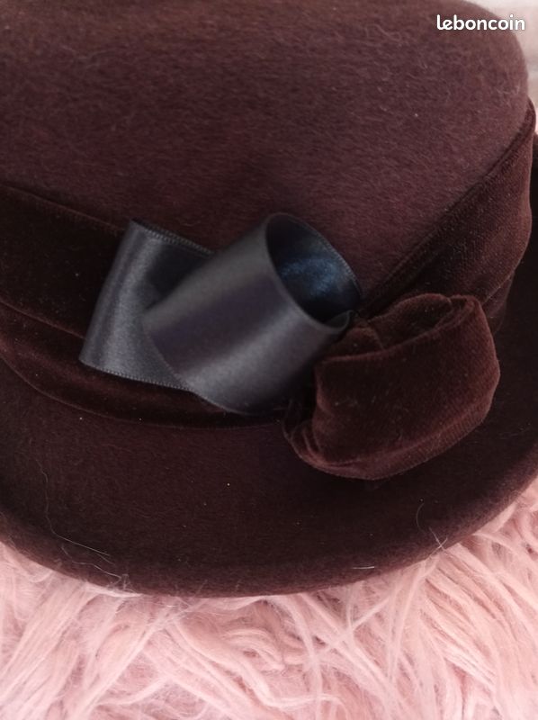 Chapeau feutre vintage neuf (image 3)