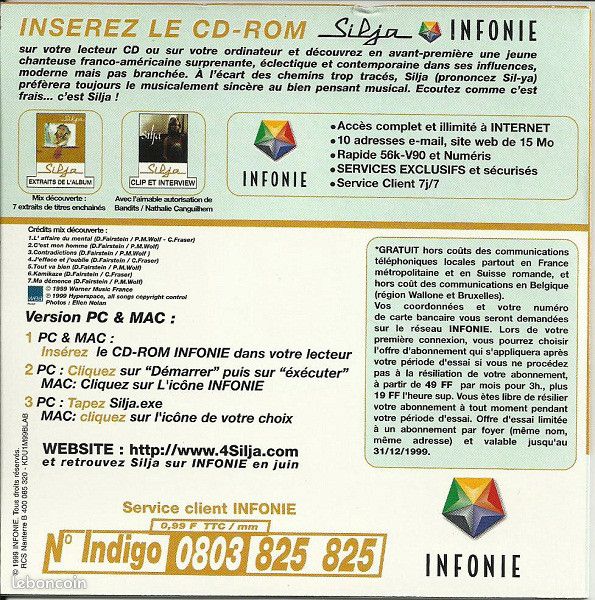 CD : Silja - Infonie (alival) (image 2)