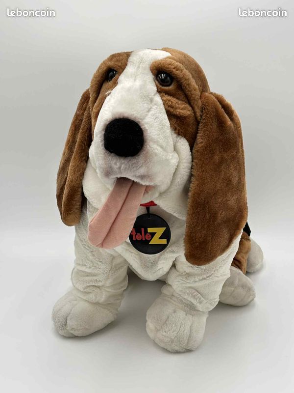 Peluche Chien Télé Z Jemini - Neuve Sous Emballage, Toute Douce