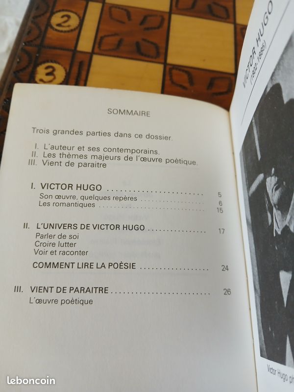 Litterrature Francaise XIX siecle. Victor Hugo Poemes Choisies. Textes integraux etudies par Professeur de Lettres Isabelle & Emmanuel Fraisse Livre de poche Nathan 1985 250 pages et Dossier illustre (image 5)