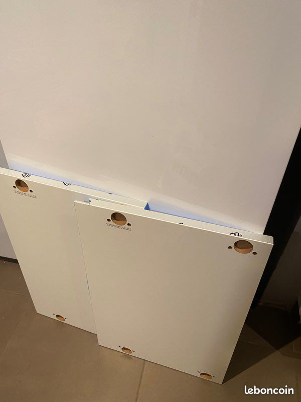 Faces IKEA Voxtorp blanc brillant neuves (image 5)