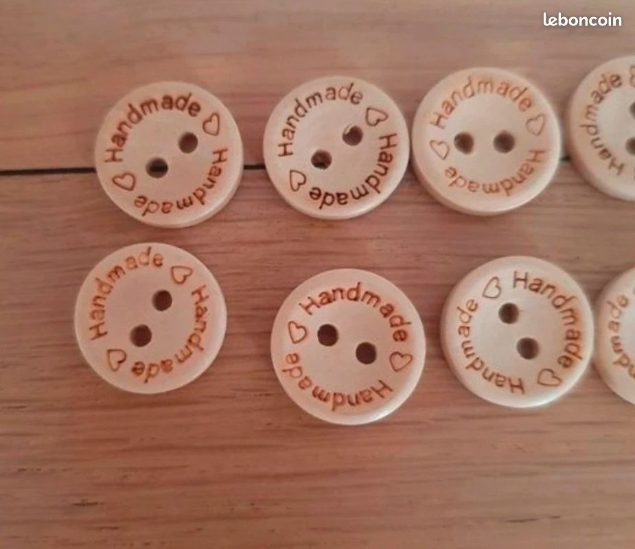 Boutons En Bois Personnalisés, étiquettes Faites à La Main, Tricot, Personnalisé, Entrejambe, Couture - France