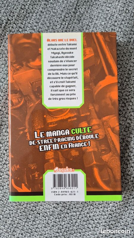 Lot manga Initial D édition Asuka Tome 1 à 5 (image 7)