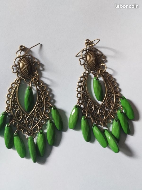 Boucles d'oreilles pendentifs (image 1)