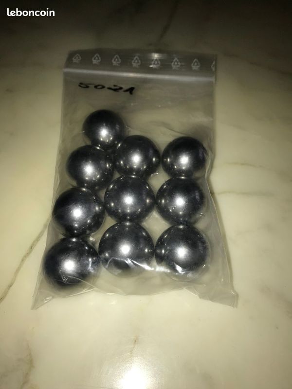 Lot de 10 Billes ( boules ) de flipper de Haute qualité taille standard,1-1/16 pour tous les flippers à aimants (image 3)