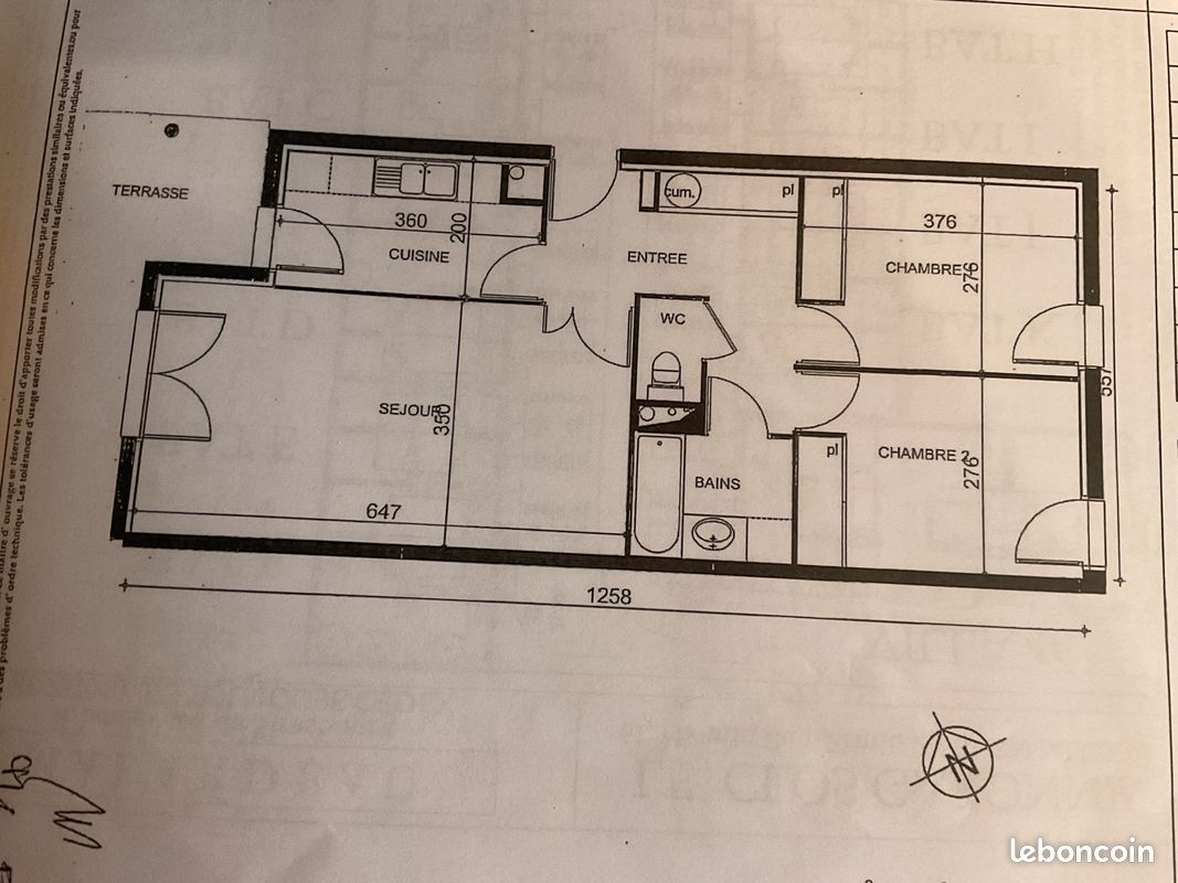 Appartement 3 pièces 65 m² · à Muret · 64,5 m² · 160 000 €