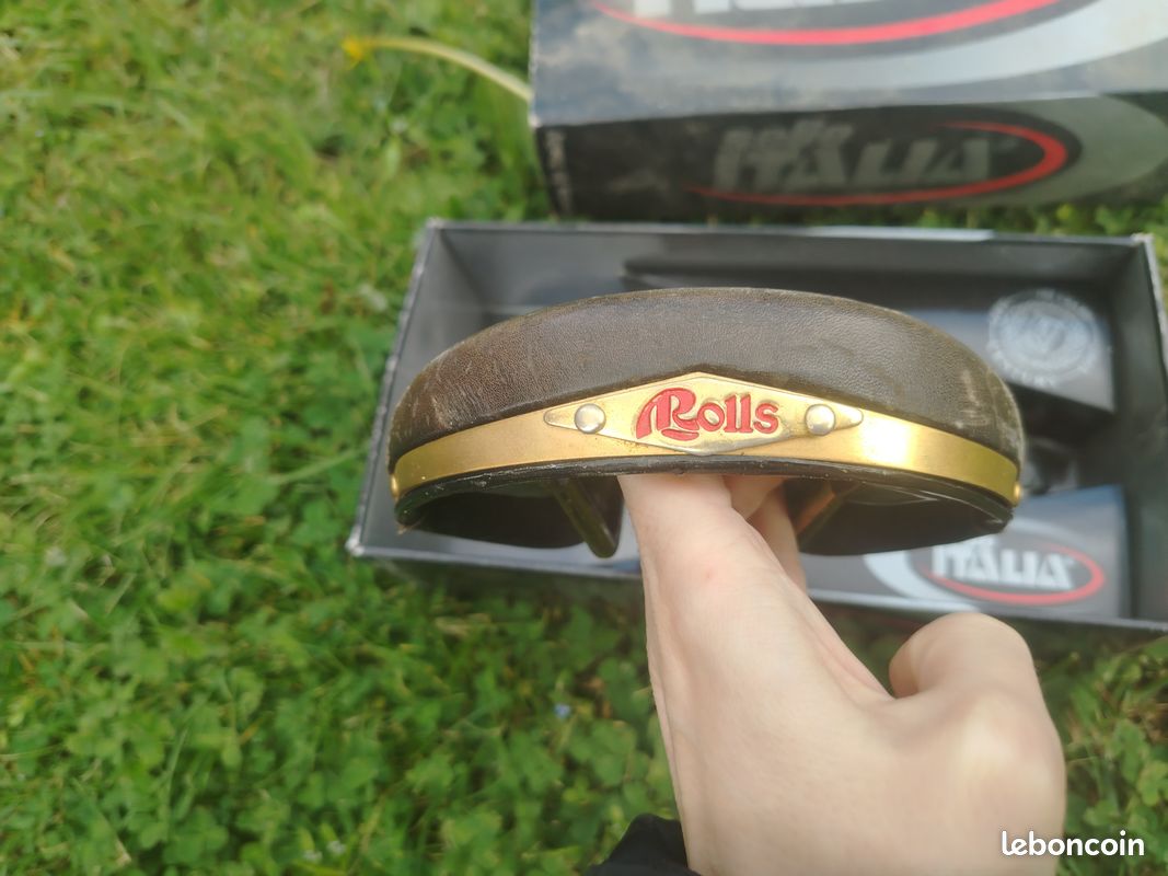 Selle ancienne vélo Italia Century 100 ans - Invincibile - Vintage Cuir (image 3)