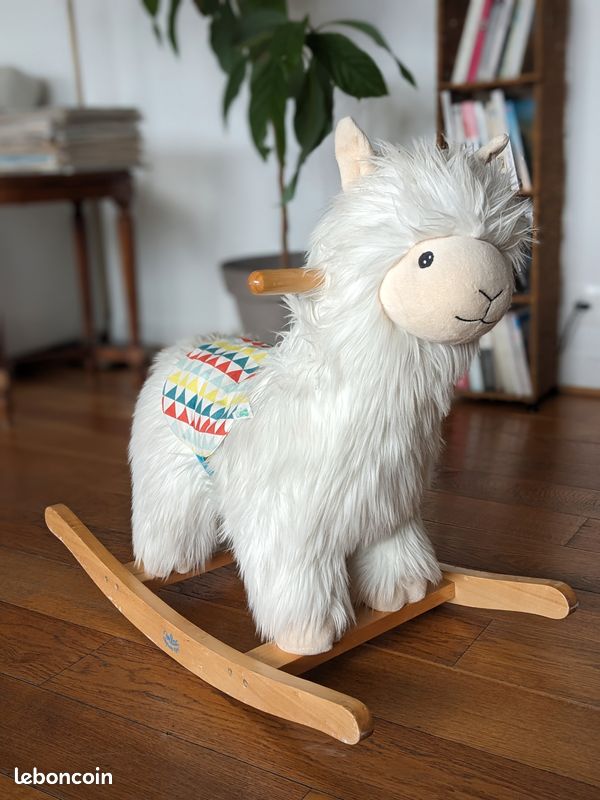 Porteur bébé lama à bascule (image 1)