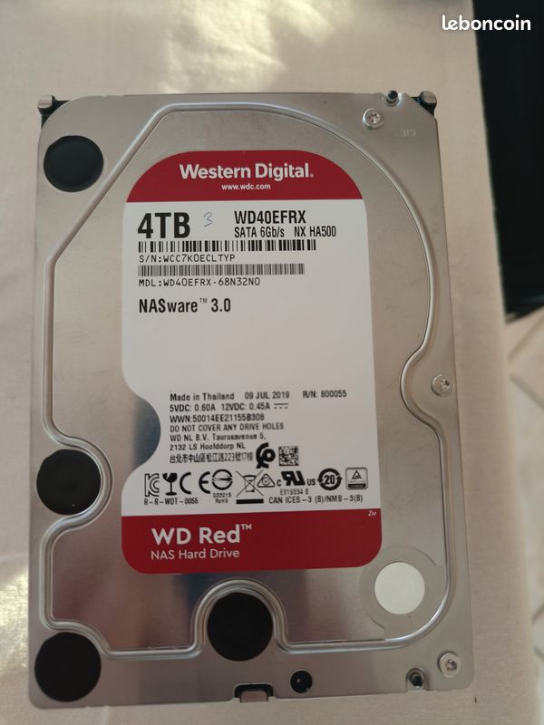 Lot De 3 Disques Durs 1 To Western Digital - Non Testés - Pour Pièces Ou Récup