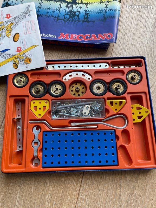 A collection of vintage Meccano sets and accessories
