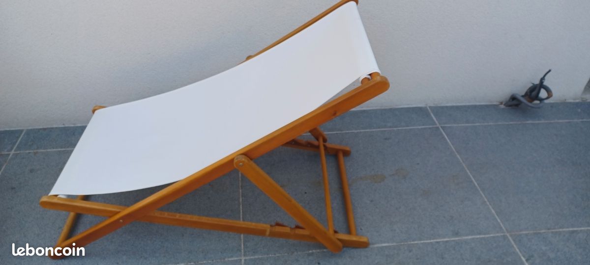 2 chiliennes en bois exotique (image 3)