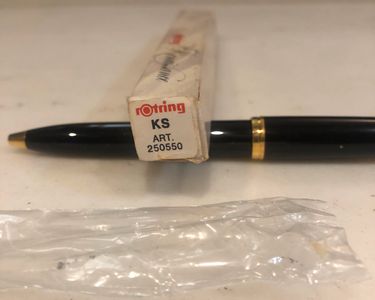 Stylo Plume Rotring Renaissance à Piston – Noir, Plume M, Avec Boîte D'origine – État Collection