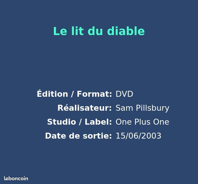 Le lit du diable (image 2)
