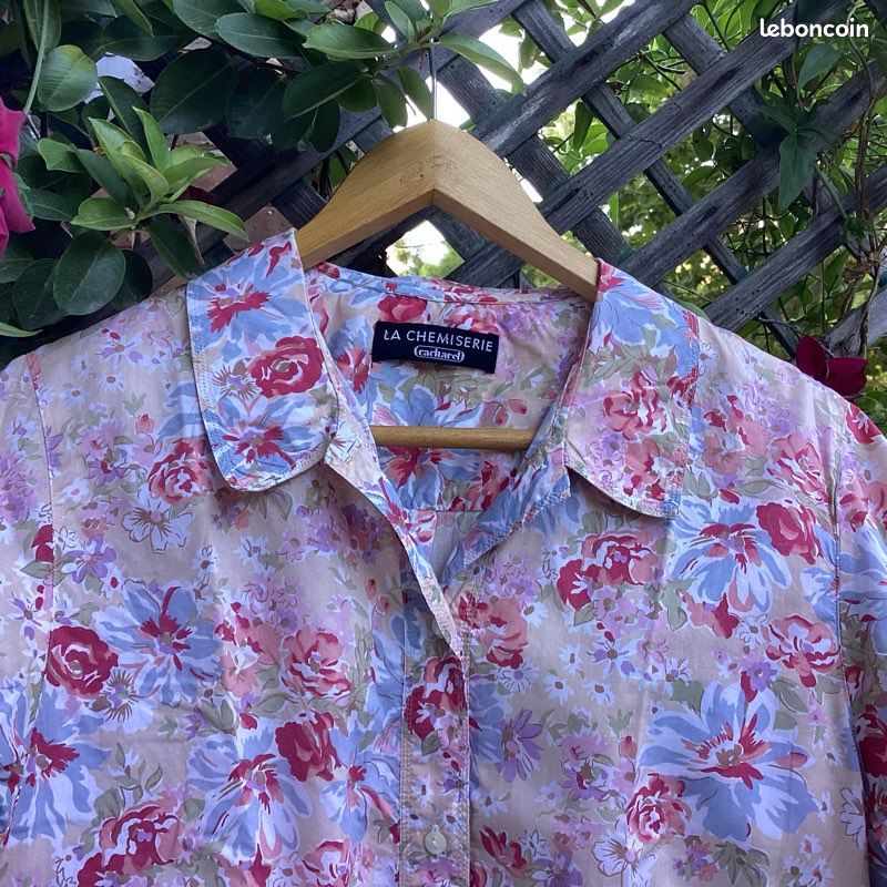 Chemise Cacharel Taille L Occasion - Très Bon État - Modèle Vintage