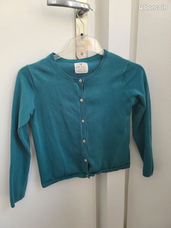 Gilet bleu fille zara 10 ans 140 cm Vêtements