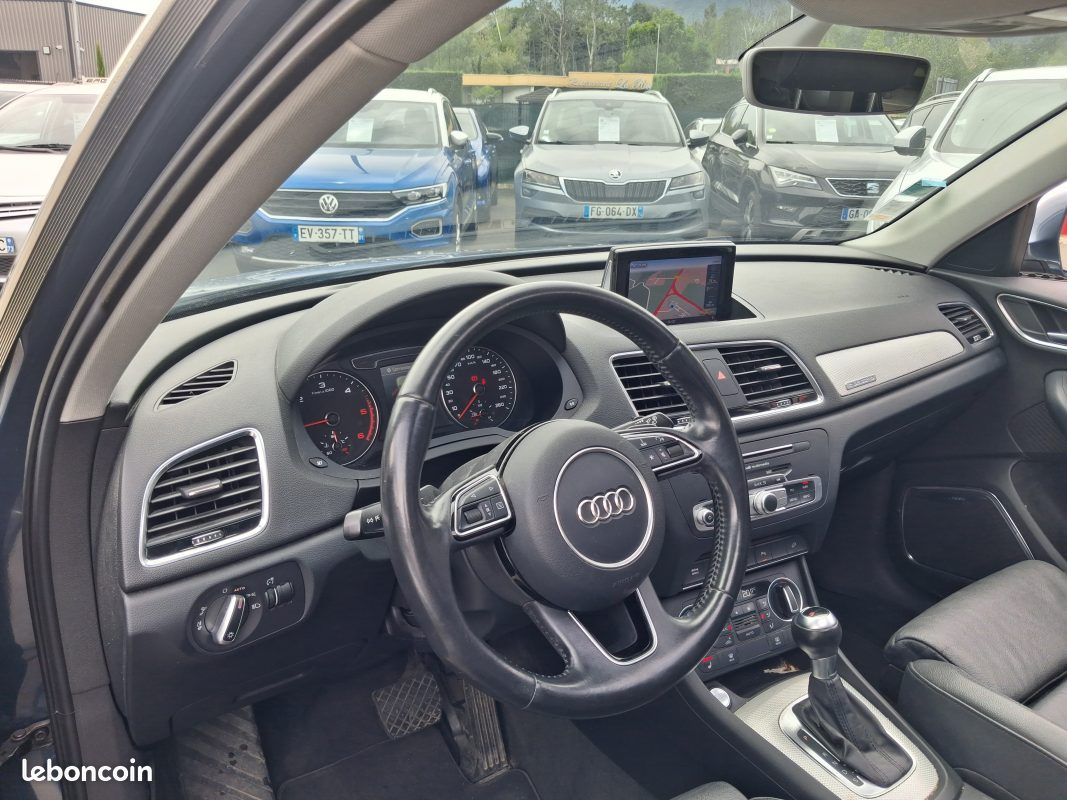 Audi q3 2.0 tdi 184 cv s-line quattro toit ouvrant panoramique/son bose/cuir (image 8)