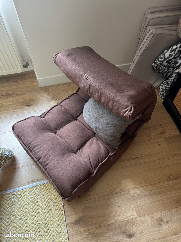 Fauteuil, chauffeuse gaming pliable (image 2)