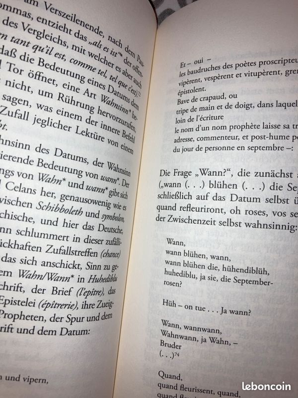 Livre Schibboleth J.Derrida (image 3)
