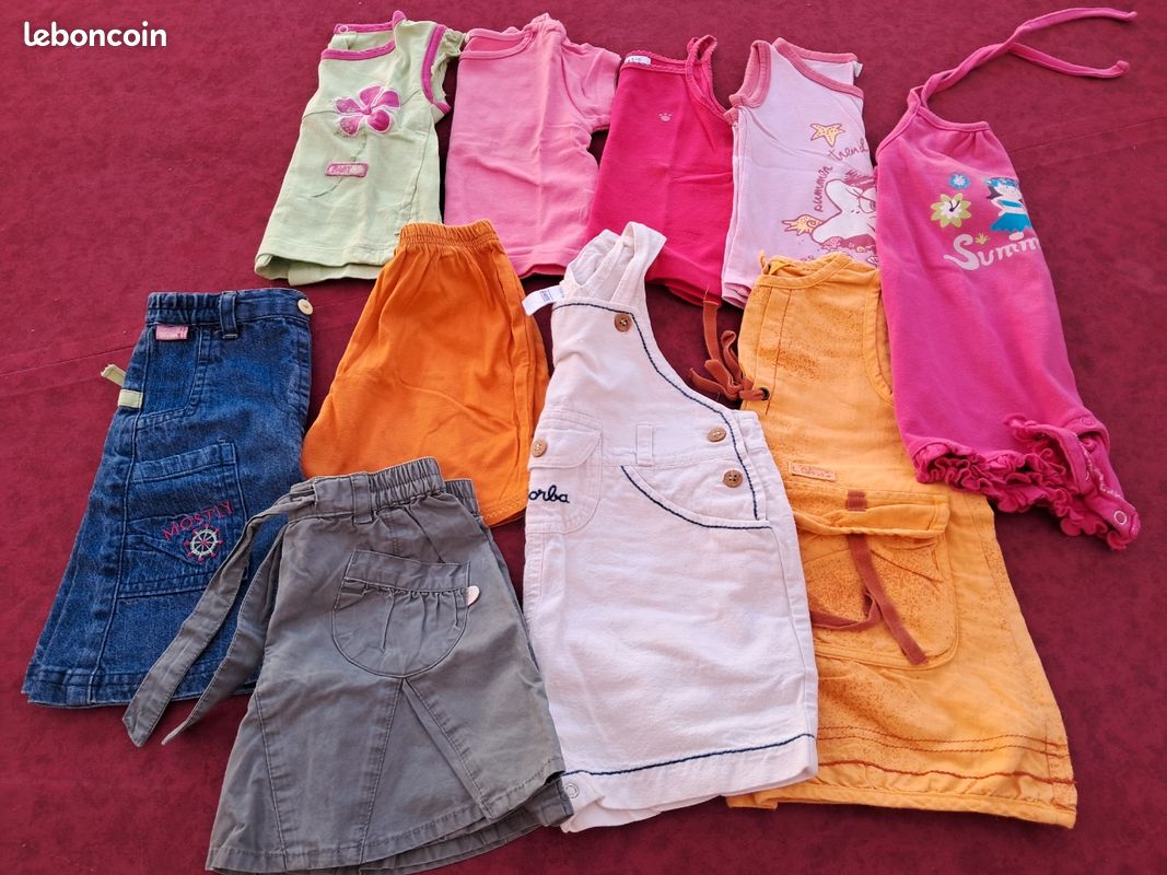 Lot habits filles 12et 24 mois (image 1)