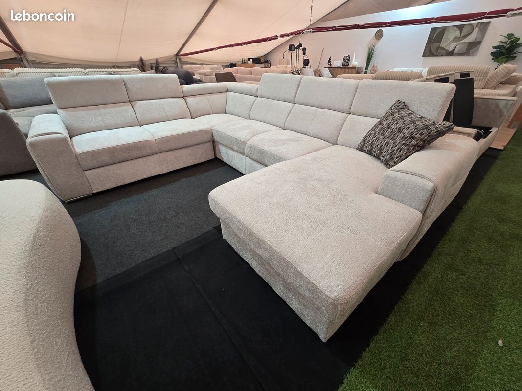 Canapé Caissargues Angle 🛋️Convertible • Confort • Anti taches - MONTPELLIER (image 4)