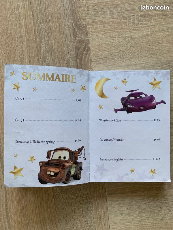 Livre histoire du soir Cars (image 2)
