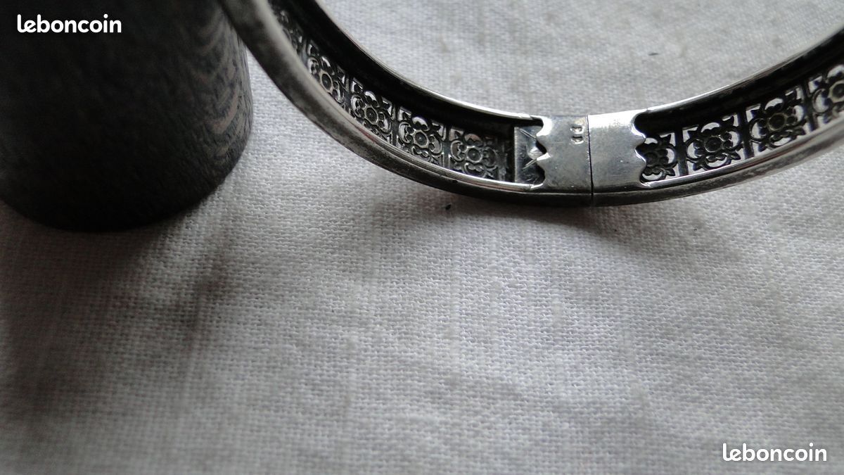 Bracelet Ancien En Argent 925 - Petit Modèle, Occasion, Style Vintage