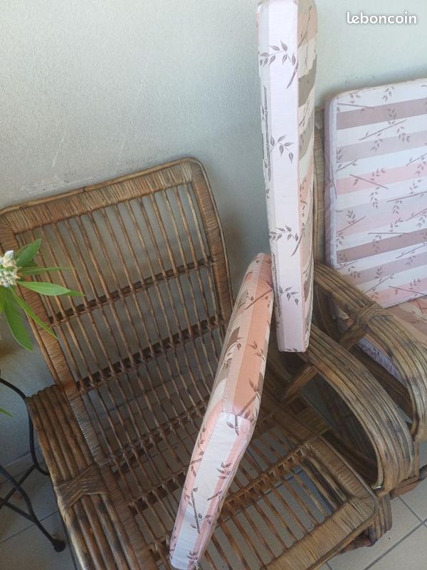 Fauteuils en rotin (image 3)