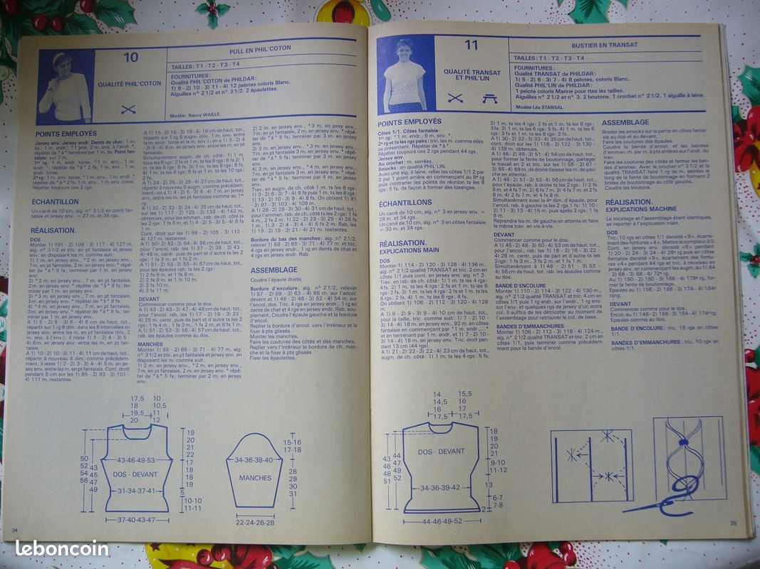 N° 122 PHILDAR layette printemps été année 1985