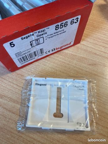 Prise Téléphone Legrand Sagane 85663 - Neuf, Pour Installation électrique PTT, à L'unité