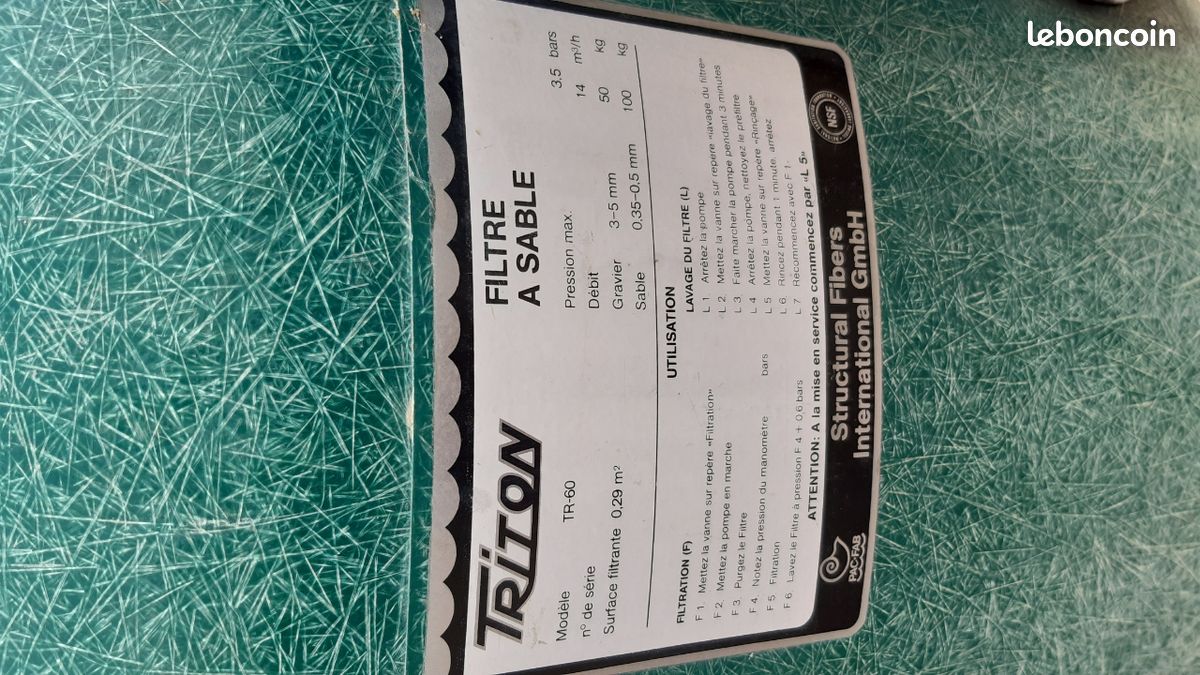 Materiel de filtration piscine (image 2)
