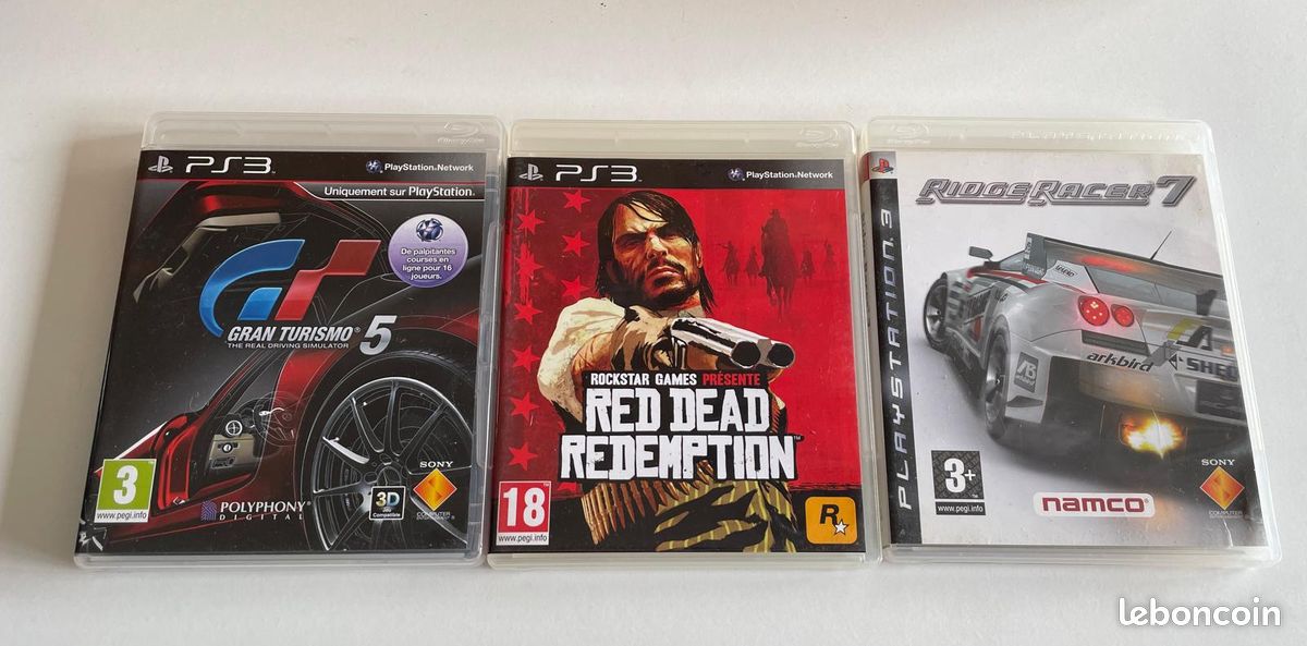Red dead redemption + Gran Turismo 5 (PS3) (image 1)