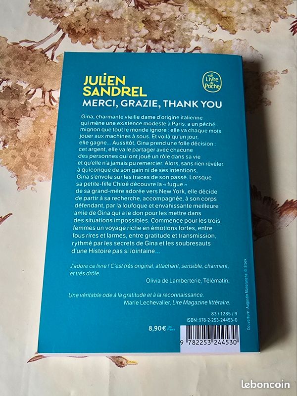 Livre mercie grazie thank you (image 2)