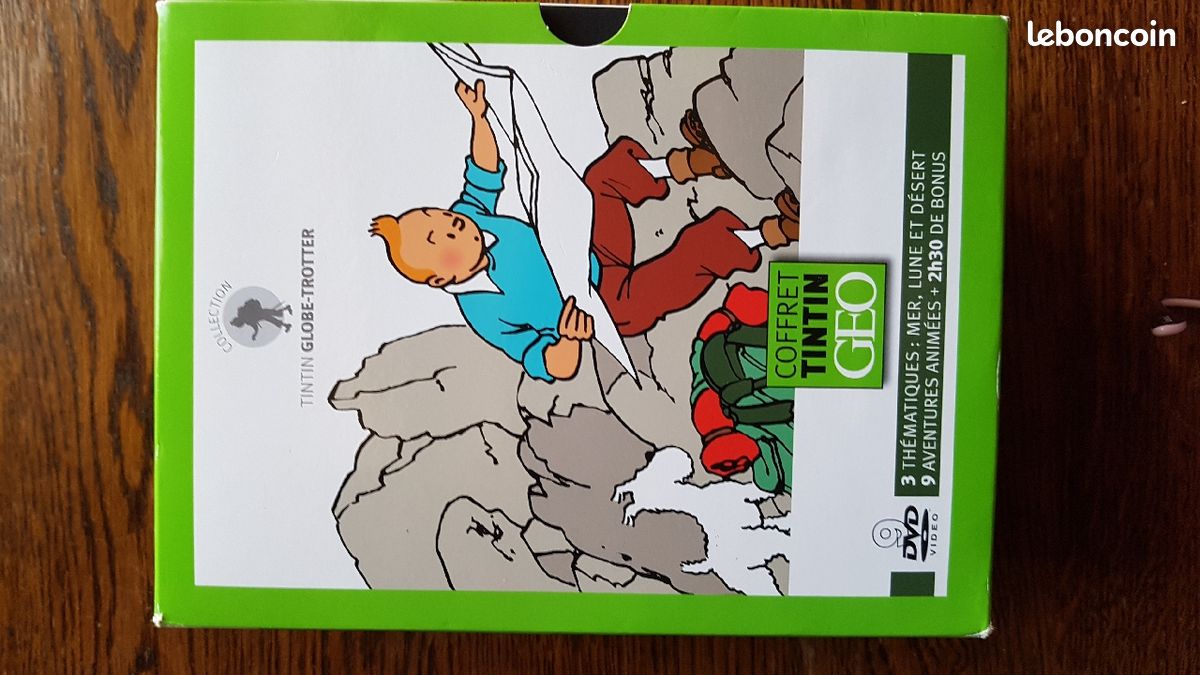Coffret de collection Tintin 3 thèmes 9 DVD +3 Livrets (image 1)