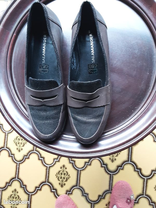Mocassins femme marque salamander marron taille 37 Chaussures
