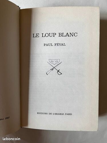 [Livre] Le loup blanc - Bon état (image 2)