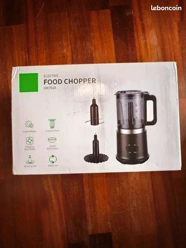 🔪Hachoir Électrique Ultra Puissant – Rapide, Précis et Indispensable en Cuisine  🔪 (image 1)