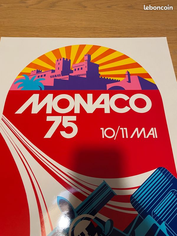 Lithographie Officielle Grand Prix F1 De Monaco 1970