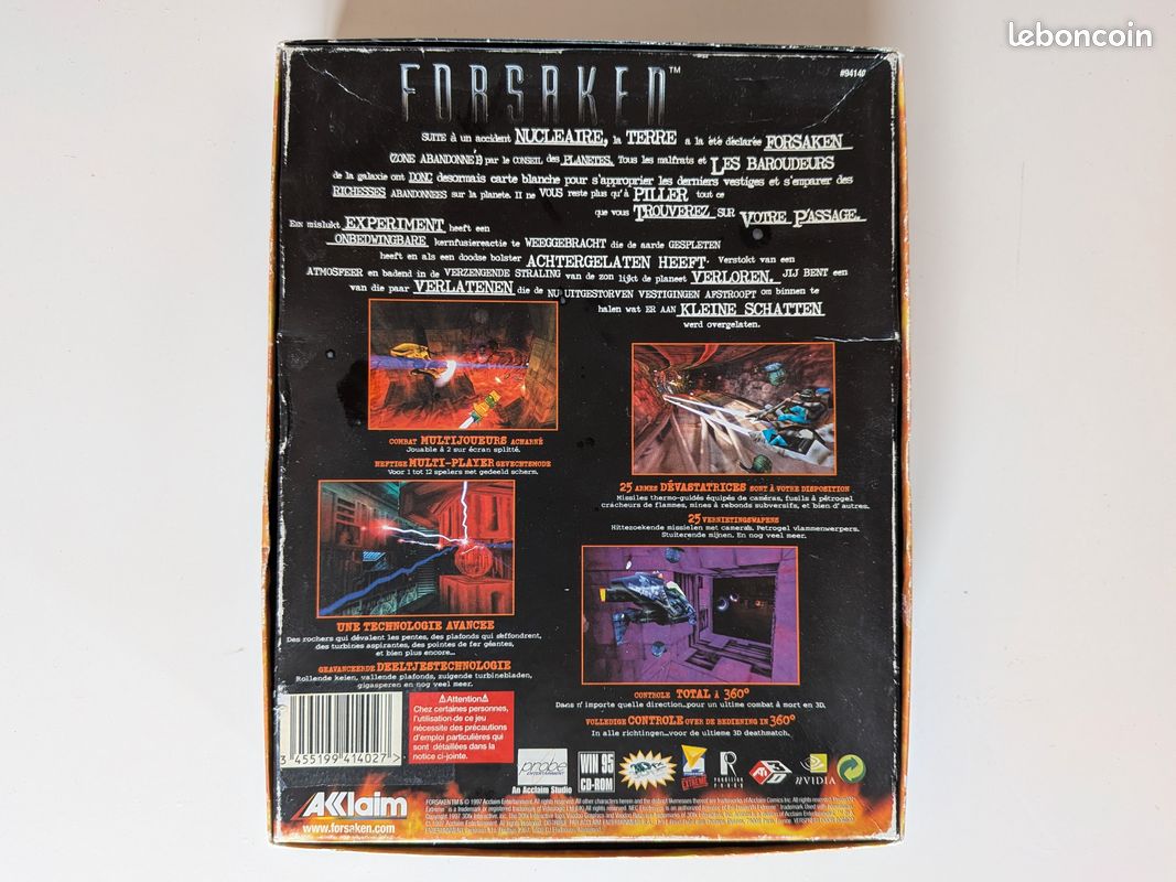 Soul reaver 2 big box et Blood omen 2 son't ils neuf