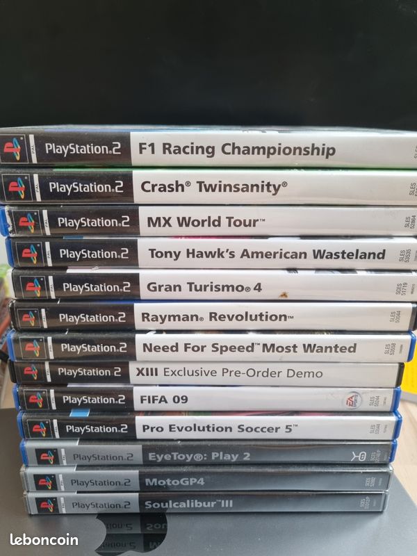Lot de jeux pour console Playstation PS2, Gran Turismo 4, Stolen