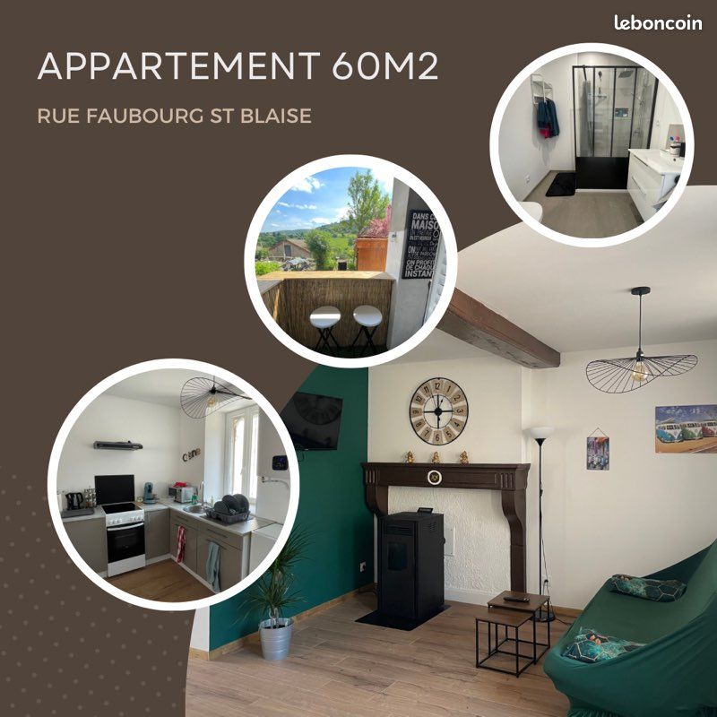 Appartement 3 pièces 60 m² · à Autun · 60 m² · 98 000 €