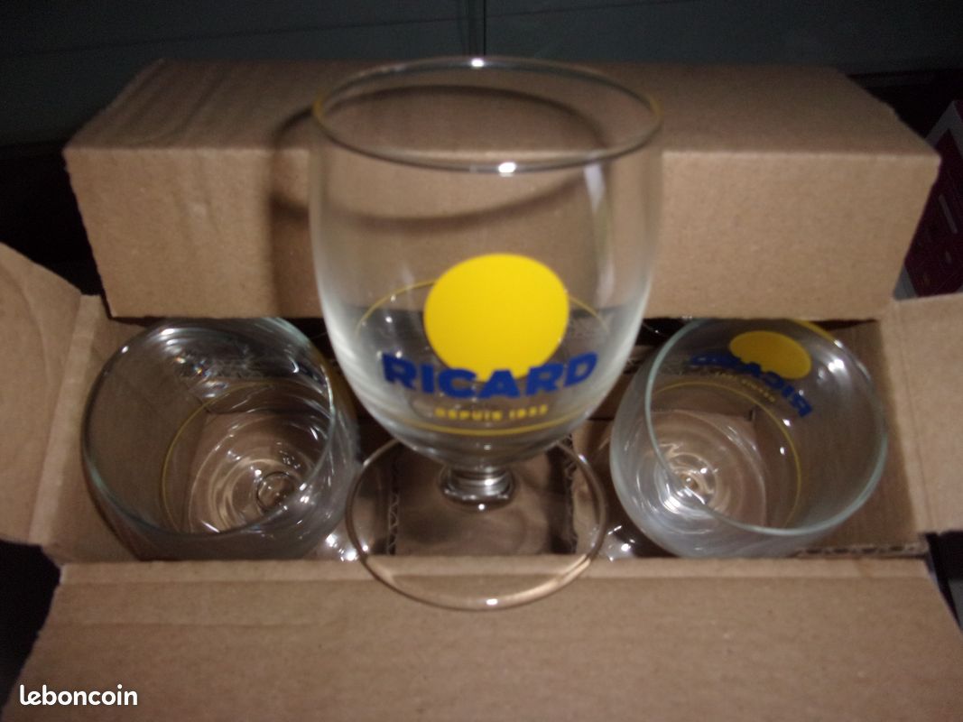 Verres Ricard ballon soleil entier (image 1)